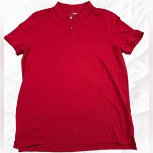 Sonoma Goods For Life Red Polo Flex Wear Shirt. Cotton/Spandex Blend. Large